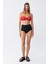 Kadın Straplez Kırmızı Yüksek Bel Bikini Takımı 2