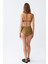 Kadın Basic Hardal Pedli Yüksek Bel Bikini Takımı 5