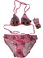 Lol Bebekli Yıldız Desenli Kız Çocuk Üçgen Bikini Takımı 2