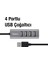 Hoco Hb1 80CM Kablolu 4 Portlu USB Çoğaltıcı Hub ADAPTÖR-(5775) - LKM6207-8728 2
