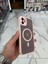 iPhone 11 Kamera Korumalı Kılıf Magsafe Özellikli Mat Tank Koruyucu Kılıf - Pembe 3