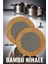 Turk 2 Li Bambu Çelik Telli Nihale Falper Design - LKM7671-1915 1