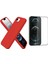 Apple iPhone 16E Uyumlu Içi Kadife Lansman Kılıf ve Seramik Tam Kaplayan Cam Ekran Koruyucu 1