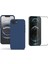 Apple iPhone 16E Uyumlu Içi Kadife Lansman Kılıf ve Seramik Tam Kaplayan Cam Ekran Koruyucu 1
