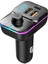 Lucatch Lt-460 Araç Fm Transmitter 30W Typ-C Hızlı Şarjlı Çakmaklık Girişli Bluetoothlu 7 Renk Rainbow Işıklı LED Ekranlı USB Flah + Micro Sd 1