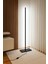 MODERN Minimal Antrasit Gri Ahşap Gövdeli Ahşap Ayaklı Beyaz LED Zemin Lambası-Modern Beyaz LED Çıta-Modern Dekoratif Işık-Sıcak Beyaz Aydınlatma Ayaklı Gece Lambası Şık ve Dekoratif Aydınlatma 3
