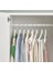 8 Adet Ahşap Giysi Askısı Genişlik 43 cm Ikea 8'li Set Elbise Askısı Beyaz Renk Ahşap Askı 1