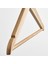 8 Adet Ahşap Giysi Askısı Genişlik 43 cm Ikea 8'li Set Elbise Askısı Bej Renk Ahşap Askı 4