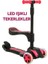 Oturaklı ve Çıkarılabilen Çocuk Scooter-Led Işıklı-3 Tekerlekli 4