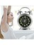 Metal Süper Yüksek Sesli Alarm Saati, Işıklı, Fosforlu, Gece Görünen Kadranlar, Sessiz Saniyeli 5