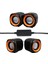 Magicvoice MV-24837 2x3 Watt Aux Multimedia Mini USB Pc Bilgisayar Speaker Hoparlör 2