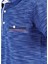 Polokoton %100 Pamuk Mavi Indigo Renk Polo Yaka Iki Renkli Özel Pike Cepli T-Shirt 4