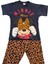 Minnie Mouse Baskılı Kız Çocuk Alt Üst Tişort ve Şort Takımı - 2'li Yazlık Set 3