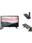 19” Full Hd LED Monitör Seti, Uydu Alıcı ve Tv Üstü Standlı, Tv, Araba ve Karavan Uyumludur, 12 Volt Adaptörlü, 1
