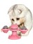 BUFFER® Pet Malzemeleri Vantuzlu Fırıldak Toplu Dönen Şeffaf Depo Tasarım İnteraktif Kedi Oyuncağı 3