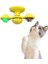 BUFFER® Pet Malzemeleri Vantuzlu Fırıldak Toplu Dönen Şeffaf Depo Tasarım İnteraktif Kedi Oyuncağı 4