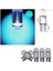 ( 5 x Adet ) 1 Set LED T10 Dipsiz Ampul 12V Dıamond Pıne. Ice Blue (5W Dipsiz Ampul Elmas Cam Buz Mavi) 1