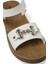 166929.Z5FX Beyaz Kadın Comfort Sandalet 7
