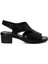 105498.Z5FX Siyah Kadın Comfort Sandalet 1