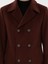 Erkek Kahverengi Slim Fit Kaşe Kaban 50293483-VR040 7
