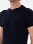 Erkek Lacivert Slim Fit Bisiklet Yaka Triko T-Shirt 50309840-VR033 7