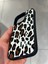 Iphone 16 Pro Max Uyumlu Leopar Desenli Tüylü Silikon Kılıf 3