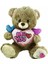 PJH2322 Peluş Kalpli Ayı 30 cm 2