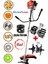 4x4 Ultra Güçlendirilmiş 8ın1 Benzinli Yan Tip Tırpan Ot Biçme Motoru + 2 Çapalama Eşeleme Seti 1