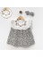Kız Bebek Leoparlı Müslin Elbise 1