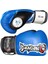 Deri Unisex Mavi Deri Muay Thai ve Kick Boks Eldiveni Mavi 6
