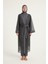 Füme Tül Kimono – Tam Boy Tesettür Plaj Pareosu P2501-5 5