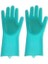 Sihirli Isıya Dayanıklı Silikon Çok Amaçlı Bulaşık Eldiven Fırçası Magic Gloves 5