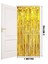 Özel Altın Gold Renk Ekstra Metalize Parlak Saçaklı Arka Fon Perde Ithal 1x2 Metre Fırsat!!! 4