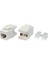 Uranıum Kj-Uc6-18044 Cat6 Utp 180 Derece Keystone Jack Beyaz Renk 1