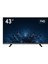 Hıkvısıon DS-D5043F3-1V0S 43" 1920X1080 Vga/hdmı/usb Vesa Siyah Full Hd Guvenlık Monıtoru 1