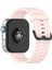 Huawei Fit 3 / Fit 4 / Fit 4 Pro Uyumlu Şık Dalga Tasarım Siyah Tokalı Silikon Kordon Huawei Kayış 2