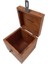 Kahve Ahşap Tipbox Asma Kilit Hediyeli 13X13CM(YÜK13CM) 3