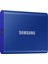 Samsung 2tb T7 USB 3.2 (Okuma 1050MB - Yazma 1000MB) Mavi Taşınabilir SSD Disk MU-PC2T0H-WW 1