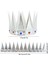 Yumuşak Gümüş Kral Tacı 55 cm 2