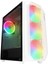 Rampage Zuko 600W 80+ Bronze Beyaz 4-14CM Rainbow Fan Metal Panel Temper Camlı Oyuncu Kasası 1