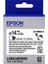 Epson Lk-4yba5 Sarı Üzeri Siyah Makaron (3-5,7 mm Çap) 2,5metre 1