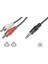 Dıgıtus AK-510300-015-S 1,5m Audıo Kablo.3,5e<=>2r 1