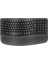 Logıtech Wave Keys Kablosuz Ergonomik Klavye Gri 920-012311 1