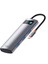 Baseus Starjoy Gri 7ın1 Hub Giriş:type-C, Çıkış:usb X3, Type-C X1, HDMI X1, Mıcrosd X1, Sd X1 B00030708811-00 1