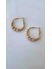 Çelik Halka Küpe Gold Dorika Model 1
