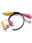 Anfi Y Kablo 1 Erkek Rca To 2 Dişi Rca Lale Tos Kablo - 25CM 2
