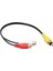 Anfi Y Kablo 1 Erkek Rca To 2 Dişi Rca Lale Tos Kablo - 25CM 3