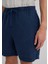 Lacivert Keten Şort 0410103-82183 5