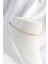 316L Çelik Gold Renk Minimal Topçuk Model Halhal 1