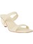 Kırık Beyaz Kadın Topuklu Sandalet KP3472 1